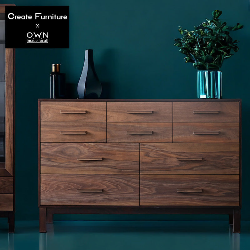 旭川家具 クリエイトファニチャー チェスト サイドボード 120cm – OWN