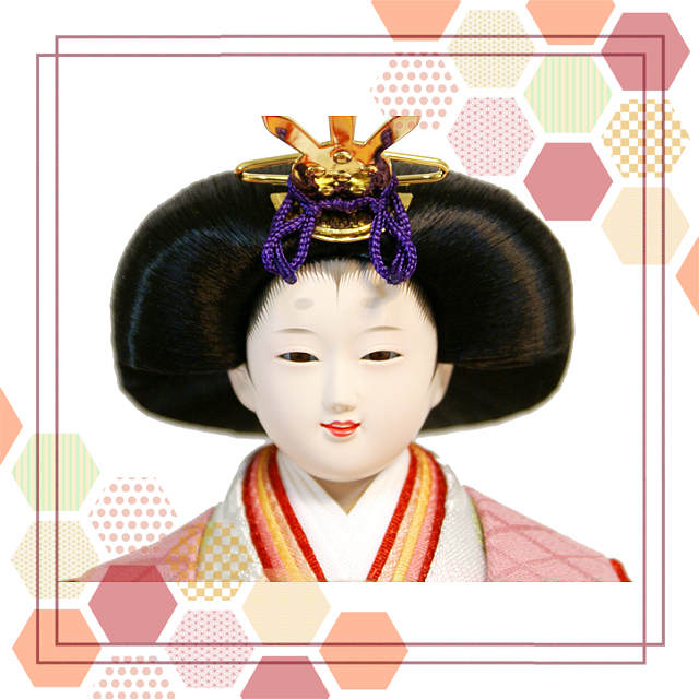 雛人形】 久月 立雛 親王アクリルケース飾り(65728),ひな人形