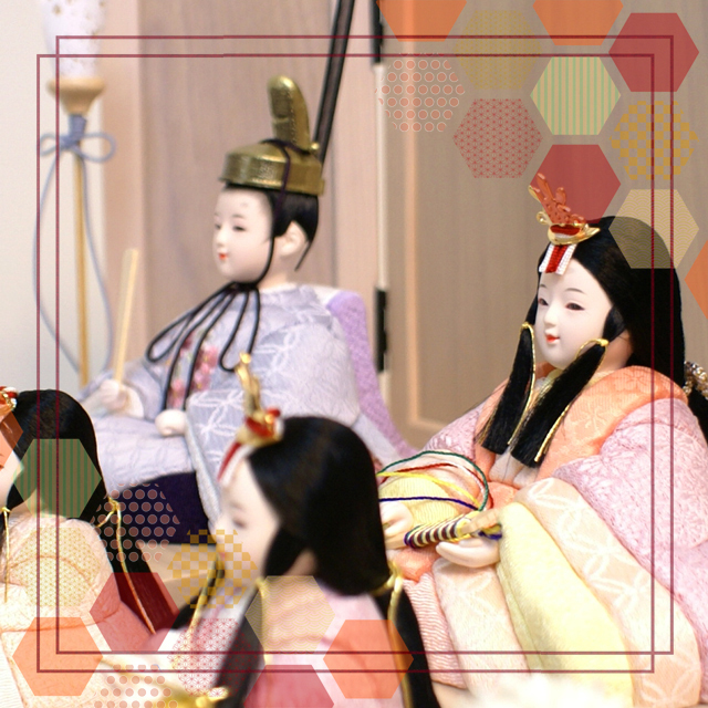 雛人形,久月,ほのか,彩葉,木目込み,親王,収納飾り,hn5976,ひな人形