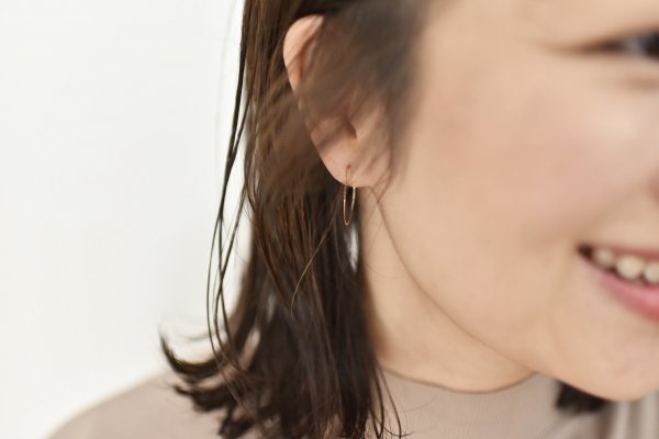 片耳】K10フープピアス・イヤリング – OURHOME