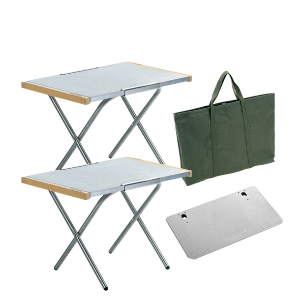 自然大好き！ニッチ・リッチ・キャッチ テーブル ユニフレーム 焚き火