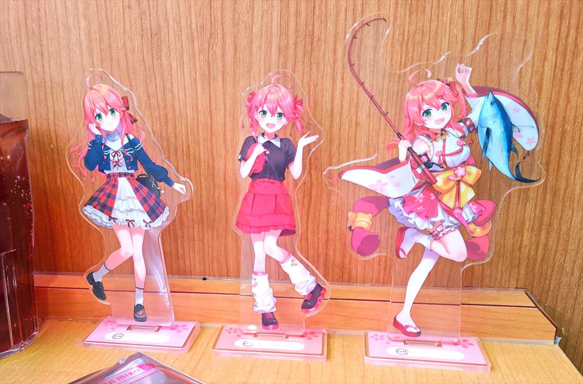 スシロー」ホロライブ・さくらみこ コラボ後半スタート “アクスタ”＆5