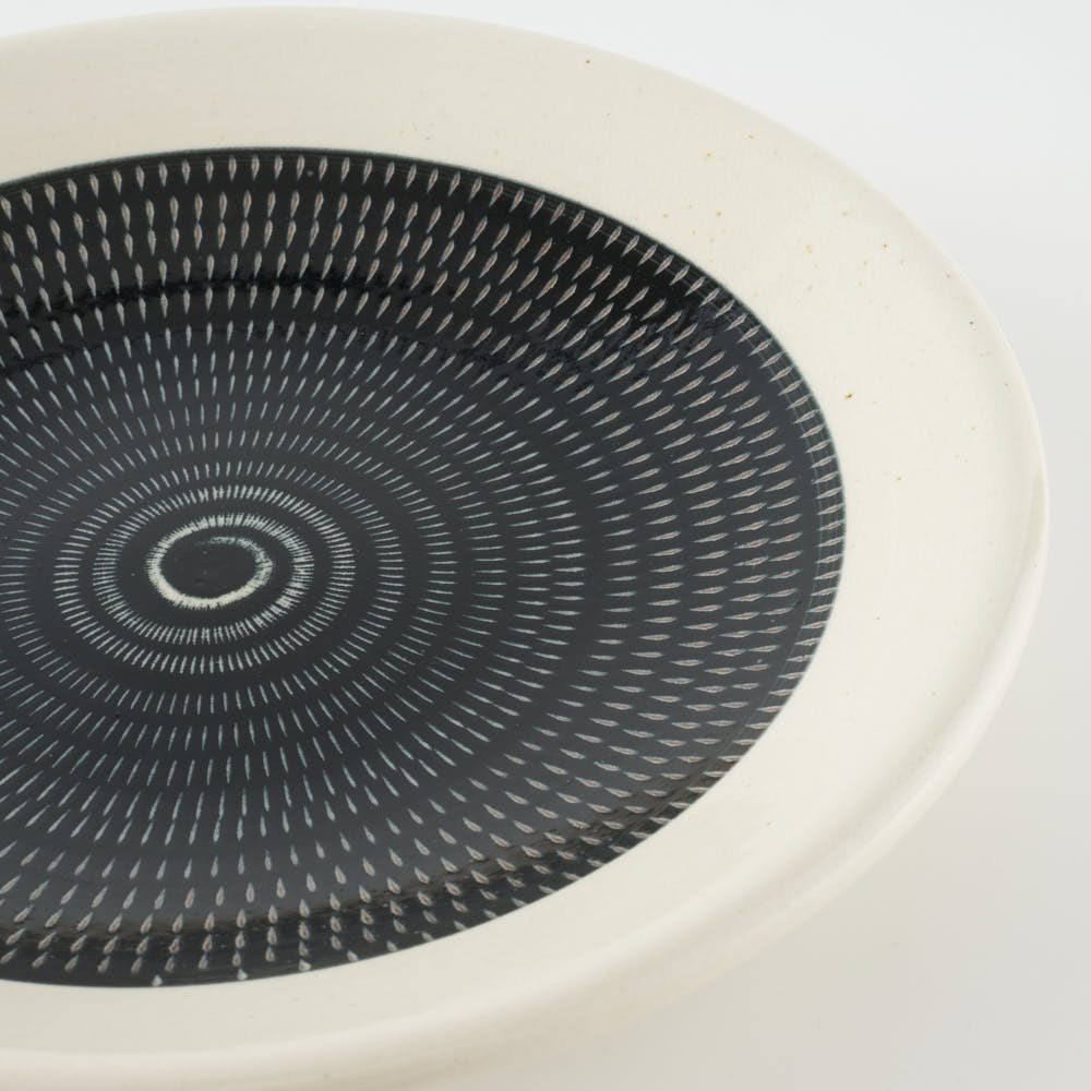 小石原焼 柳瀬窯元 傳 八寸皿 (黒呉須) ¥11,000 大人の焼き物