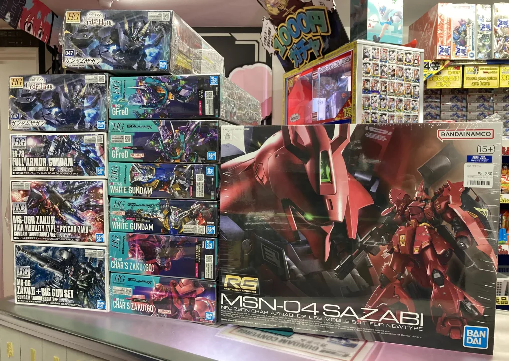 ガンプラ新作】HG ザガン、白いガンダム、シャア専用ザク（GQ）入荷