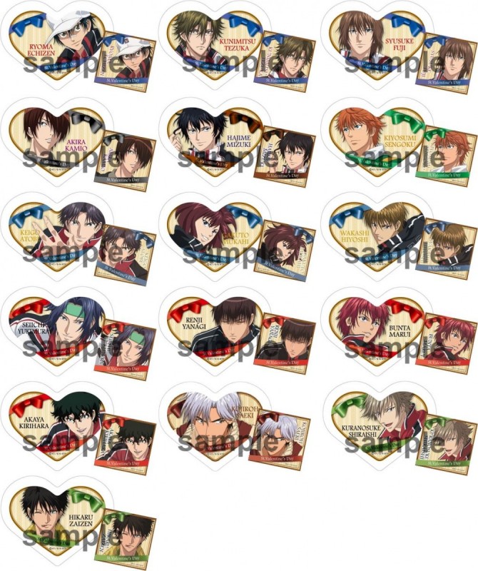 新テニスの王子様』J-WORLD限定バレンタインチョコ 今年はステッカー