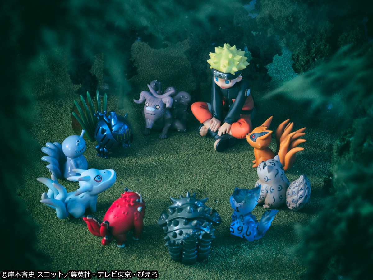 NARUTO】ちび尾獣かわいすぎ！ 9体とナルトがセットのフィギュア発売