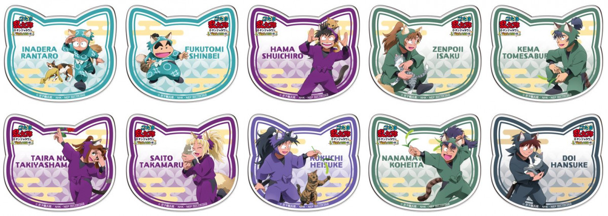 雑渡昆奈門まで忍たま22キャラが猫耳姿で集結「忍たま乱太郎 in