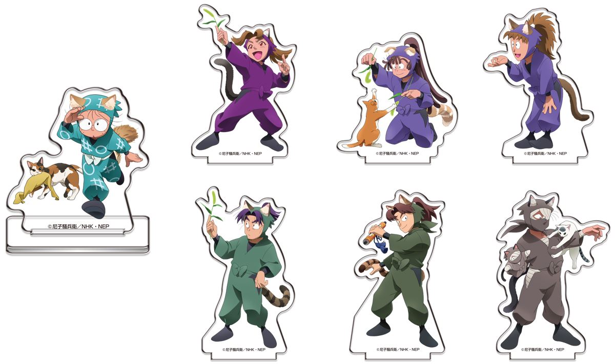 雑渡昆奈門まで忍たま22キャラが猫耳姿で集結「忍たま乱太郎 in