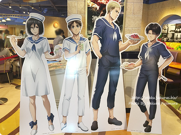 進撃の巨人×スイーツパラダイスリターンズ】コラボカフェに壁外調査に