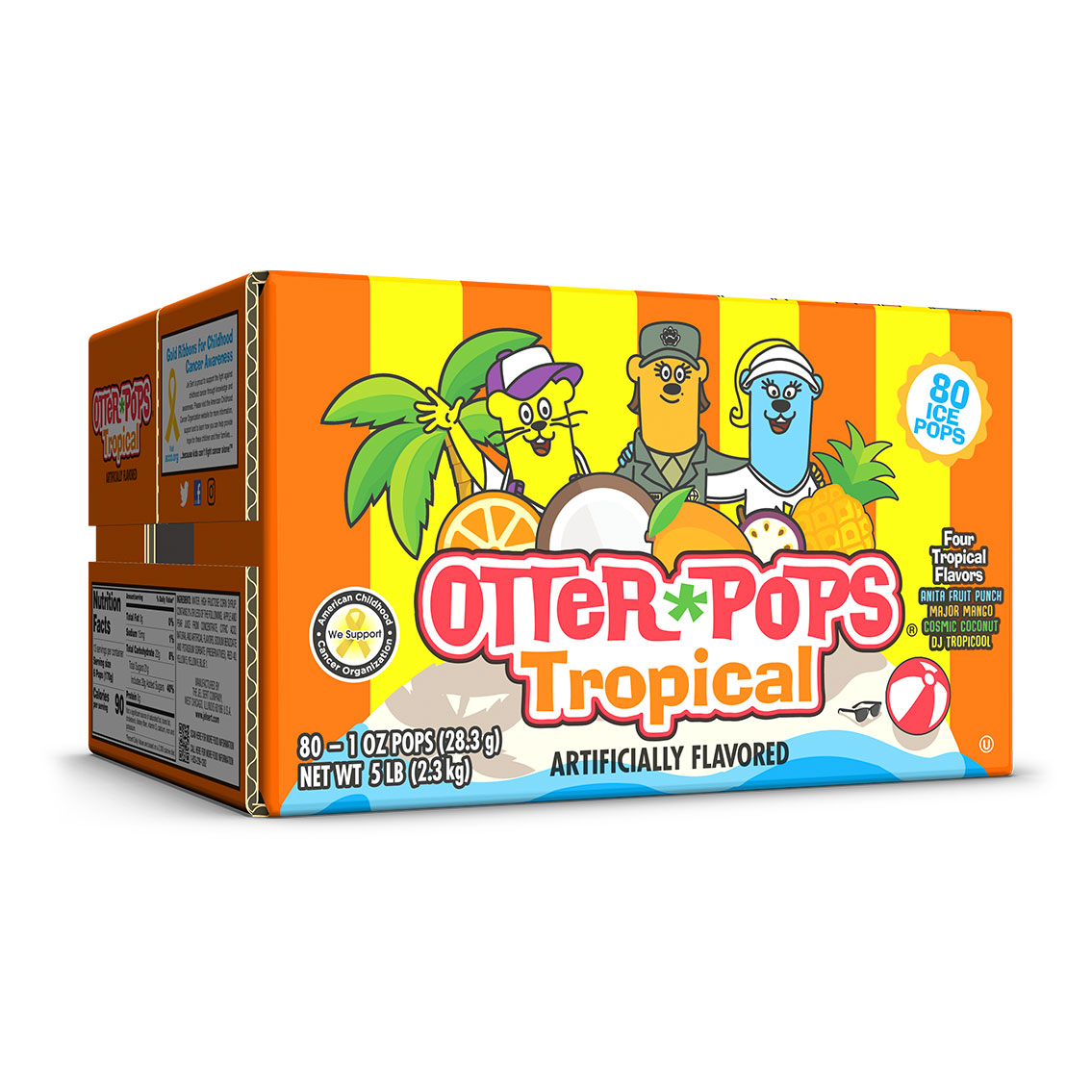 Assorted Flavors and Sizes of Otter Pops Ice Pops | Otter Pops