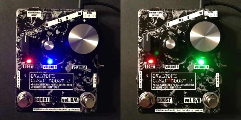 OVALTONE CLEAN BOOST 1&2 – Ovaltone -handmade effect pedals-