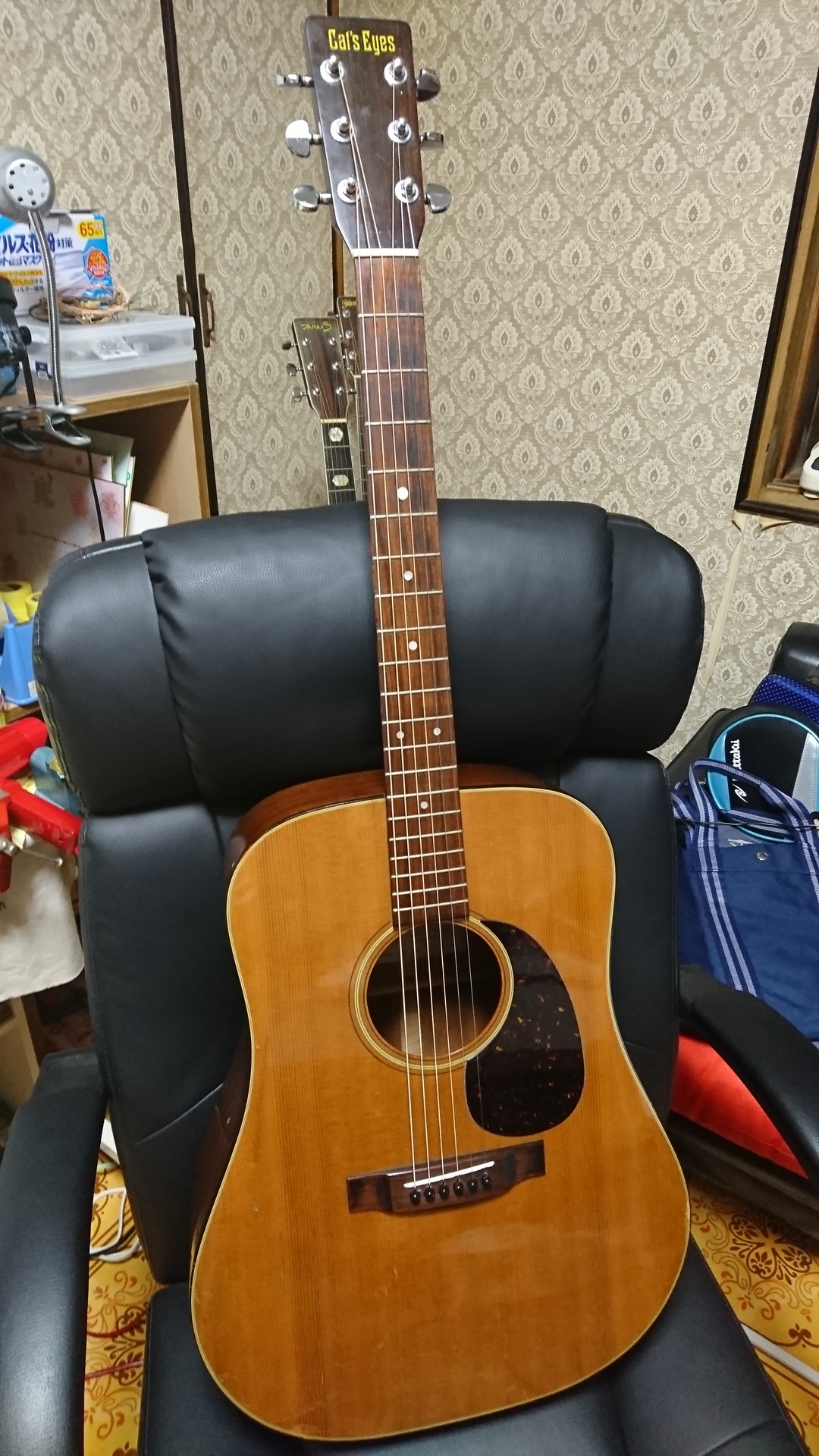 Cat's Eyes CE-400CFのご紹介♬: オヤジの挑戦TK□趣味のギター弾き語り