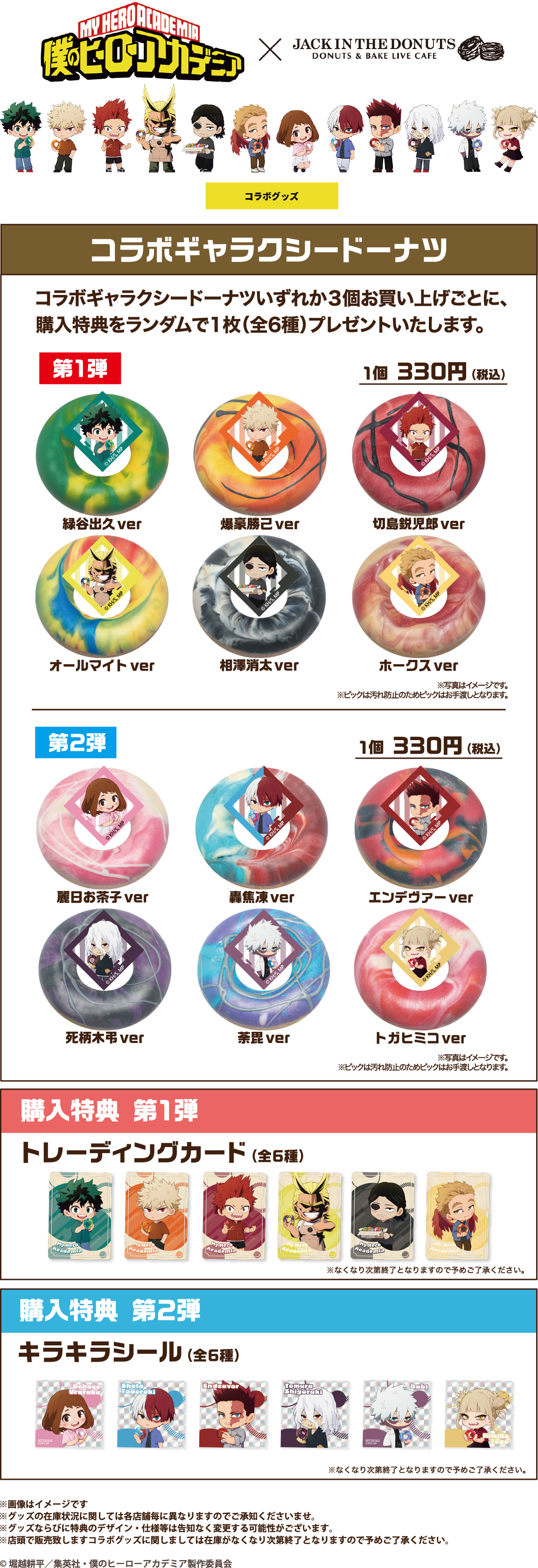 僕のヒーローアカデミア×ジャックインザドーナツ