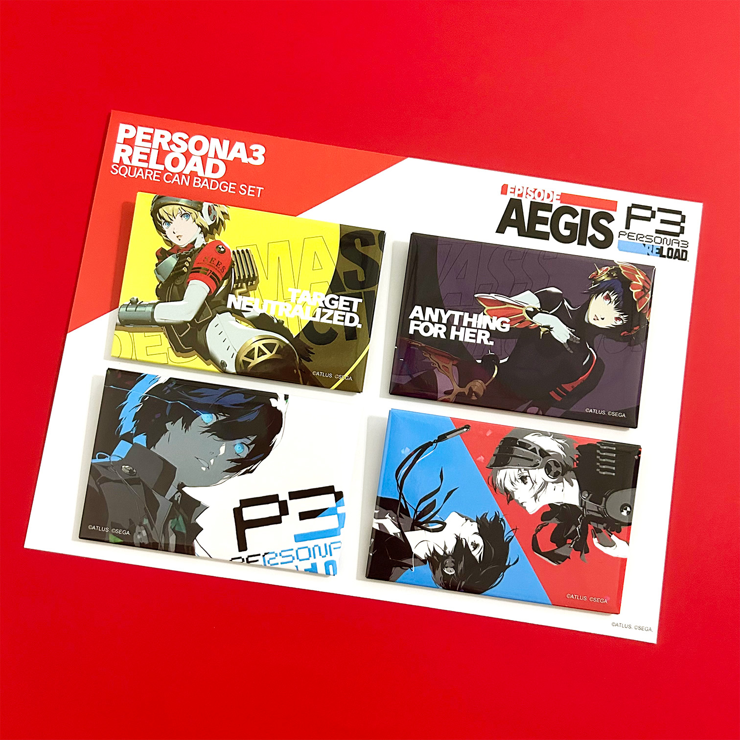 ペルソナ3 リロード: Episode Aegis』のアトラス公式グッズが登場