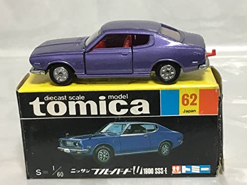 黒箱トミカNo.62-1日本製ニッサンブルーバードU 1800 SSS-E | やなしゃ