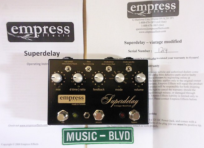 Empress Vintage Modified Superdelay - Music Boulevard บริษัท