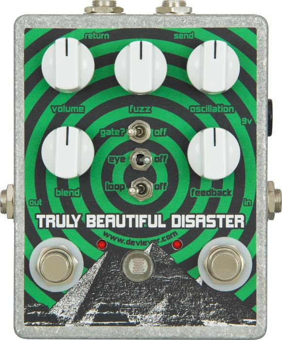 Devi Ever Truly Beautiful Disaster Fuzz Guitar Effects Pedal