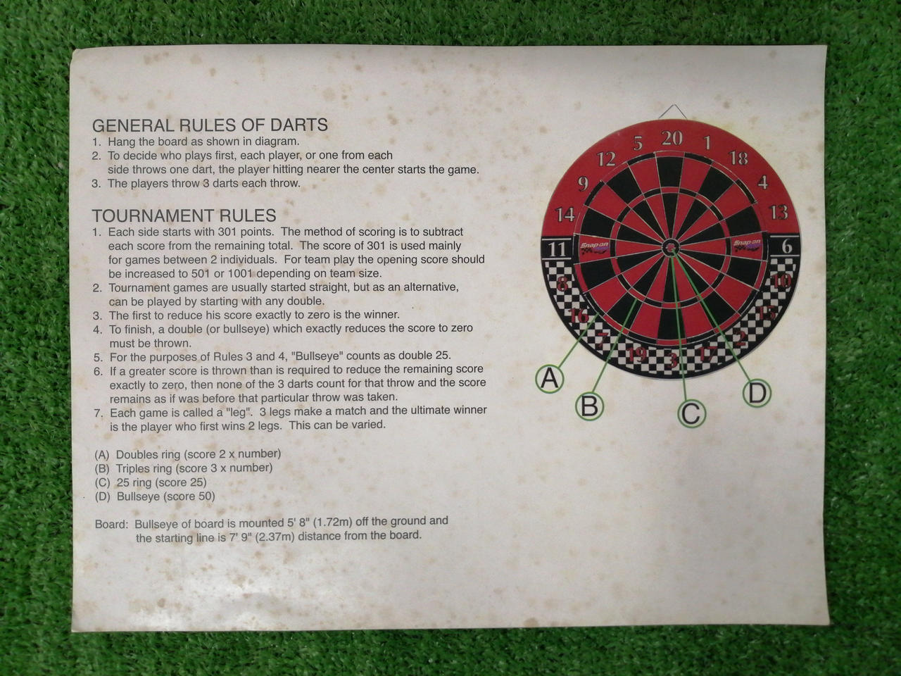 SNAP-ON|ダーツボード|【ハードオフ公式通販】オフモール|1130010000022916