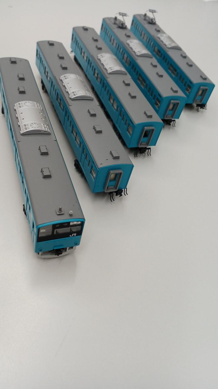 KATO|201系 京葉線色シングルアームパンタグラフ10両セット|【ハード