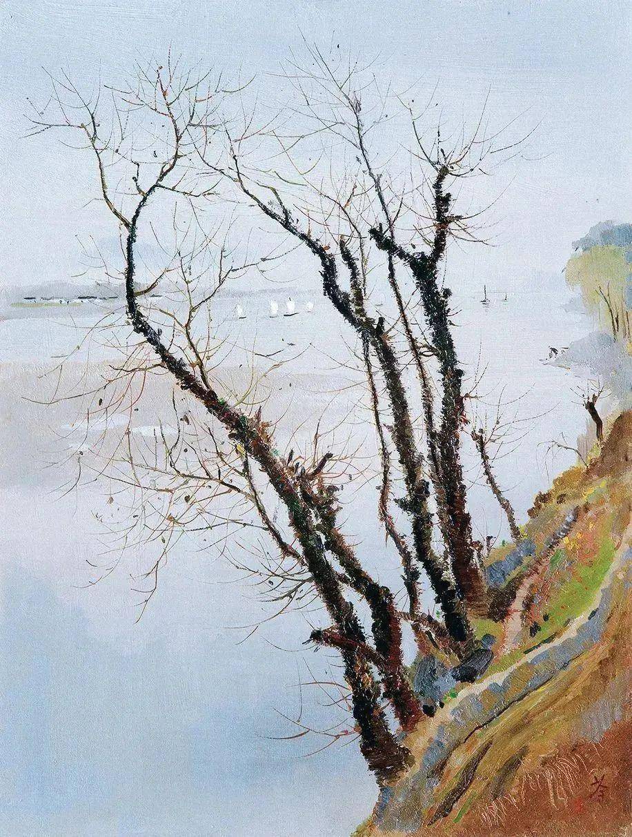 吴冠中| 生动细腻的自然风景油画_搜狐网