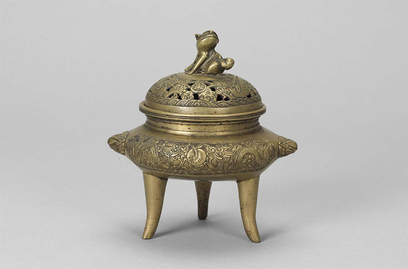 深圳博物馆】镇馆之宝：“大明宣德年制”狮子铜香炉_产业+_央视网(cctv.com)