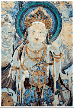 敦煌艺术丨莫高窟第57窟观音菩萨画像_搜狐网