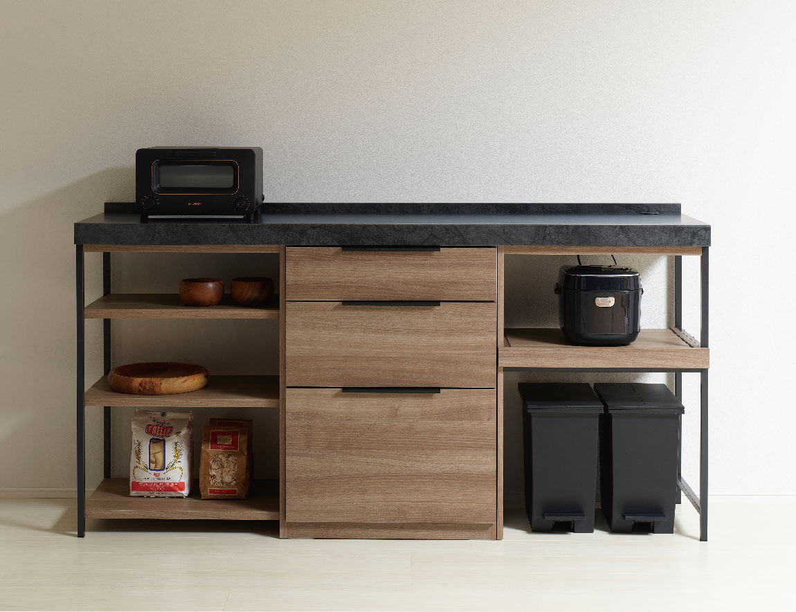 セレクト家具/食器棚・キッチン収納/LC キッチンカウンター Case-24