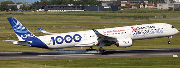 House Color (Qantas) Airbus A350-1000 Flaps Down F-WMIL Our Spirit