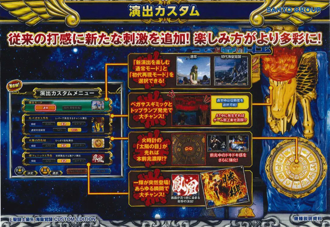 スマスロ L聖闘士星矢 海皇覚醒 CUSTOM EDITION【三洋】│2024年6月3日