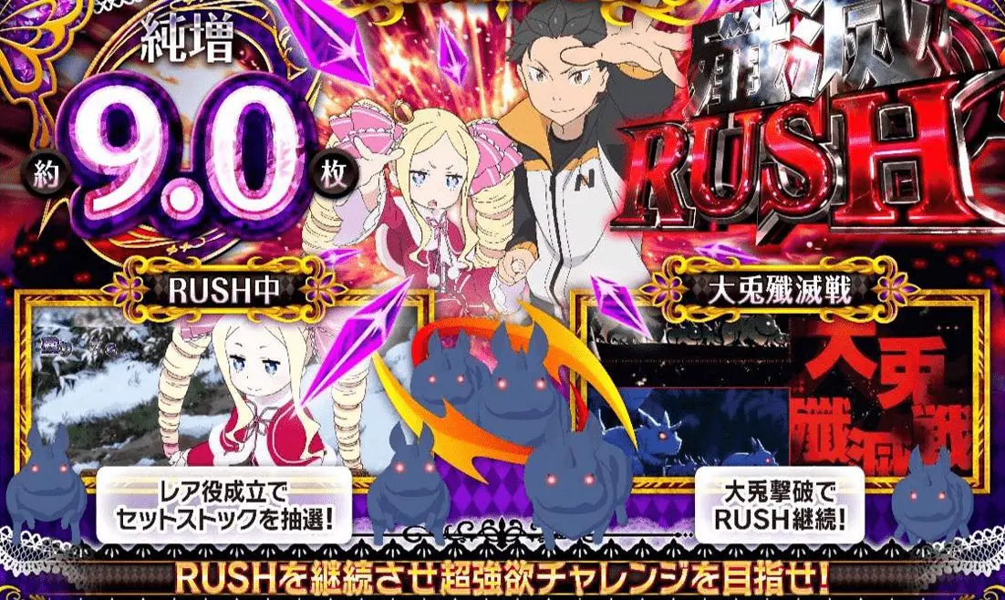 スマスロ L Re:ゼロから始める異世界生活season2（リゼロ2）【大都技研