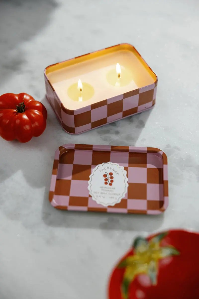 Paddywax A dopo! Candle – Heirloom Tomato & Garden Greens | Red