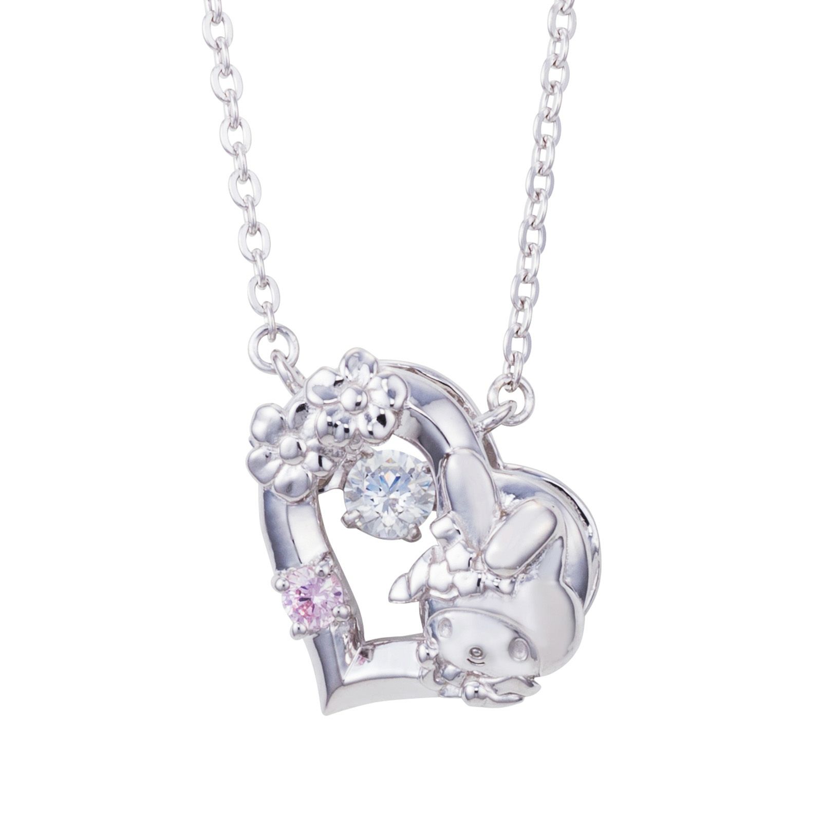マイメロディ サンリオ｜ダンシングストーン ネックレス シルバー SAMM