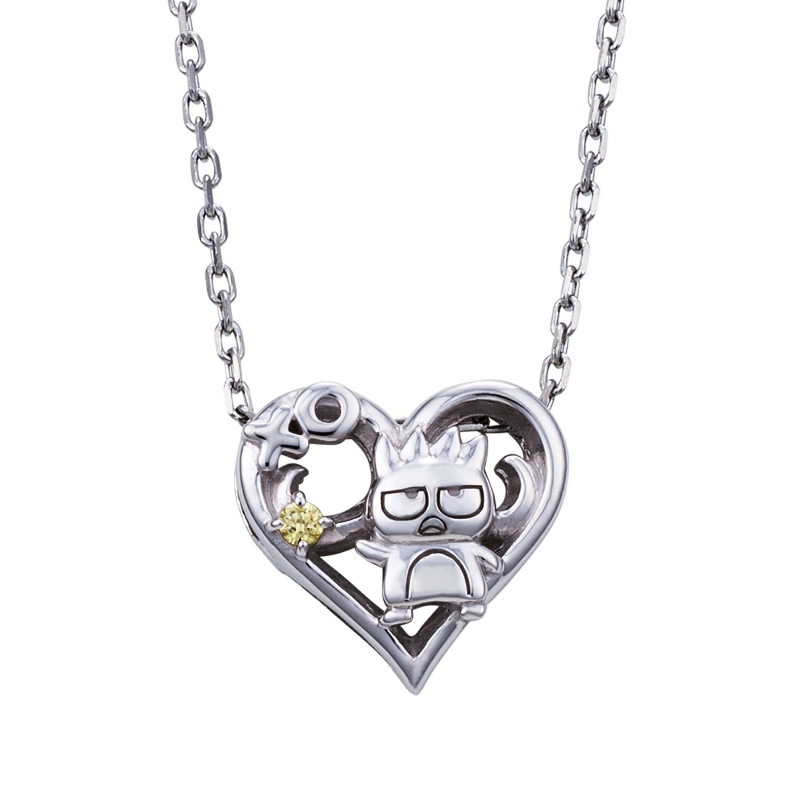 バッドばつ丸 サンリオ はぴだんぶい｜ネックレス シルバー SABB