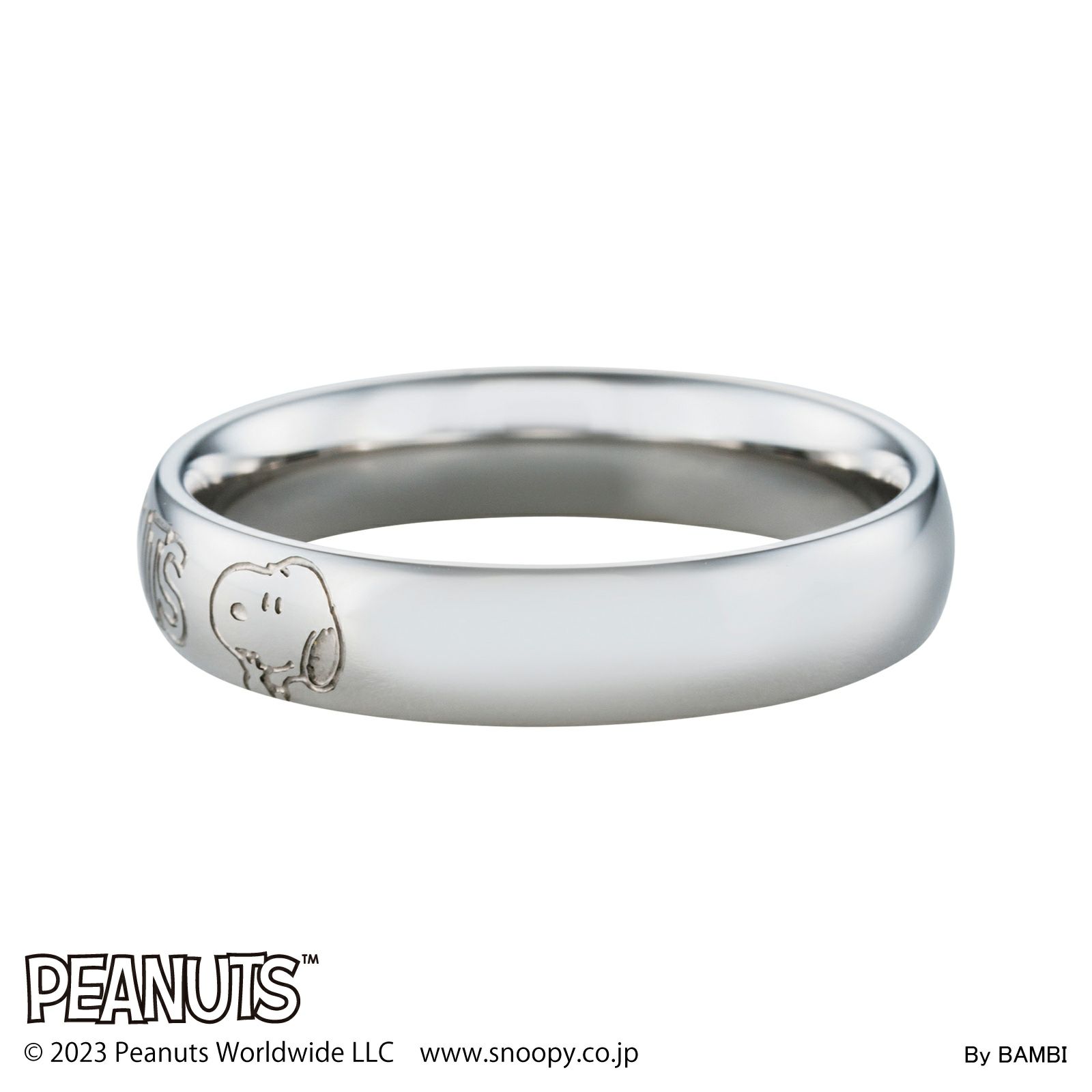 スヌーピー PEANUTS｜リング ステンレス PNST001SV｜white clover