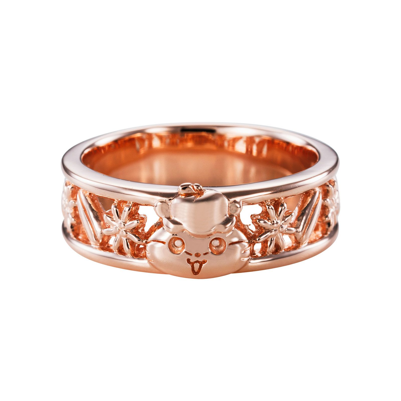 コロコロクリリン サンリオ｜リング シルバー SACK-R001RD｜white