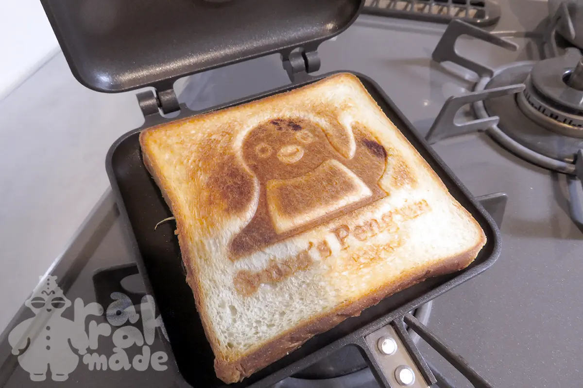 Suicaのペンギン直火用ホットサンドメーカー | rarakmade