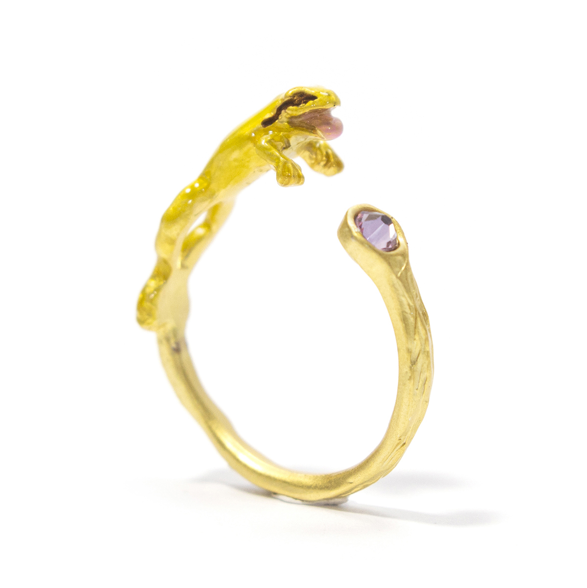 カエルぴょんリング （フリーサイズ）/ Jumping Frog｜Palnart Poc