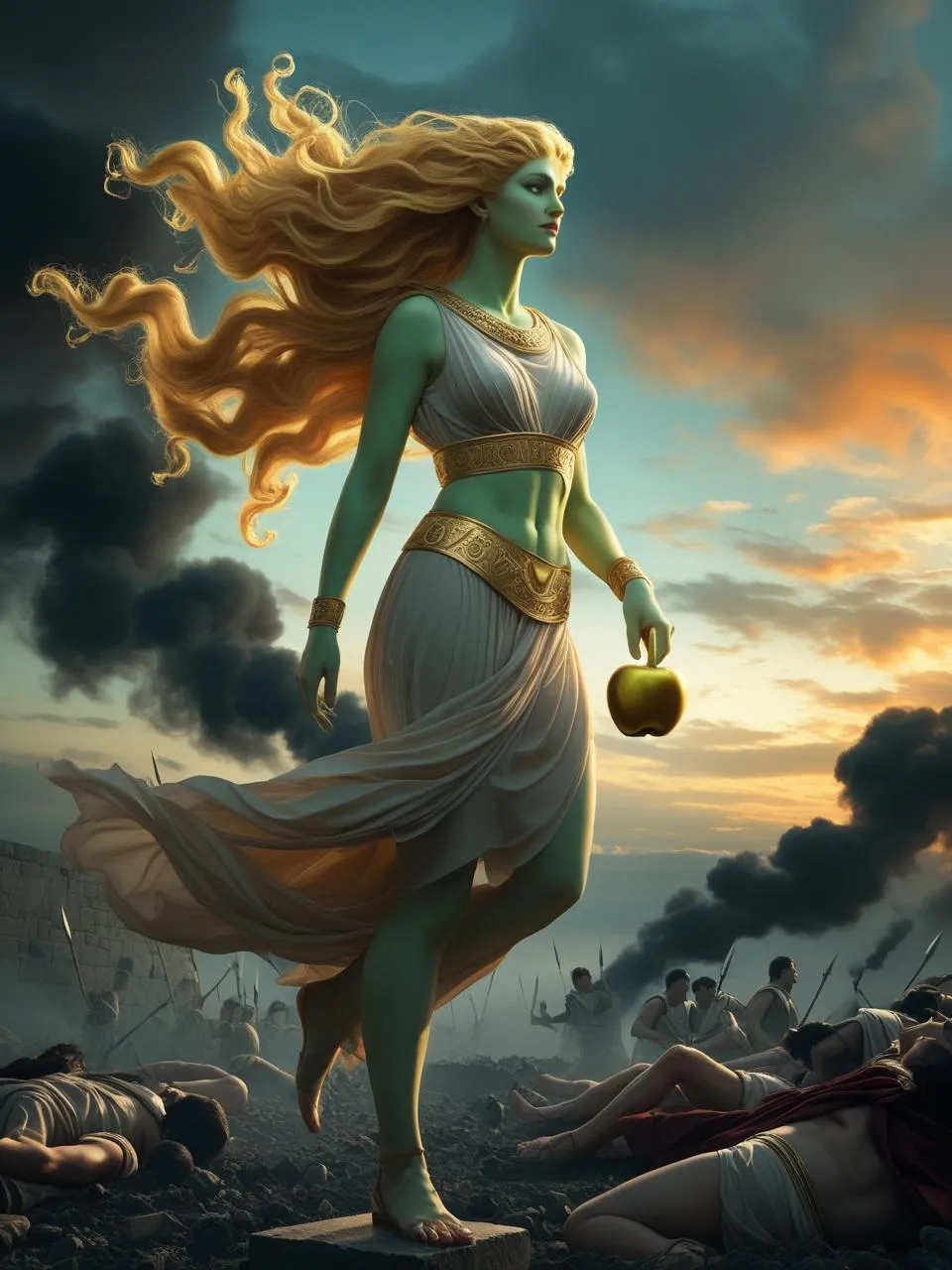 エリスとは？争いと不和の女神の神話・象徴・トロイア戦争での役割