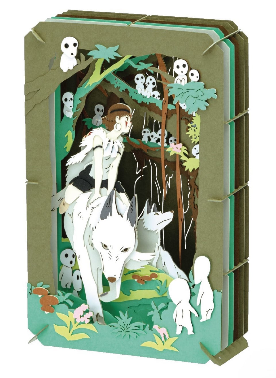 もののけ姫 PAPER THEATER / PT-L80 コダマの棲む森 | PAPER THEATER