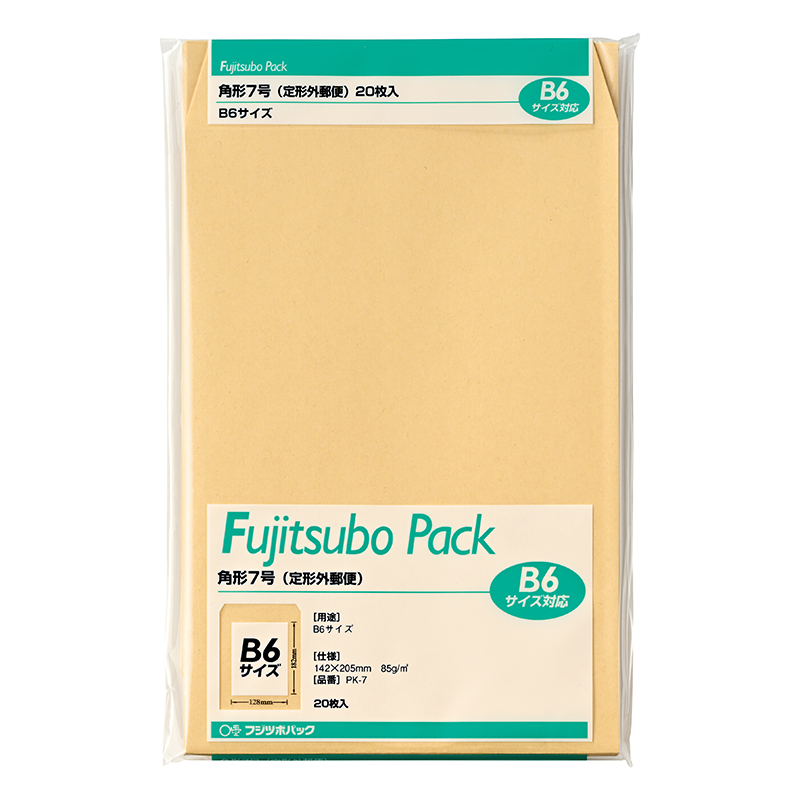 藤壺パック 角7 85G PK-7: 事務用封筒｜株式会社マルアイ｜祝儀