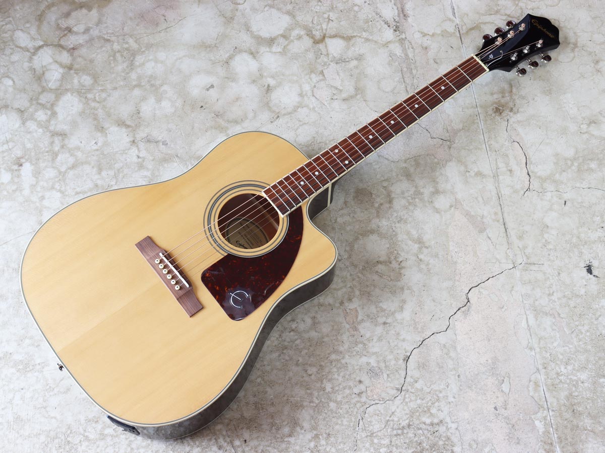 紅の君】Epiphone AJ-220SCE ソフトケース付き エレアコ 紅の君