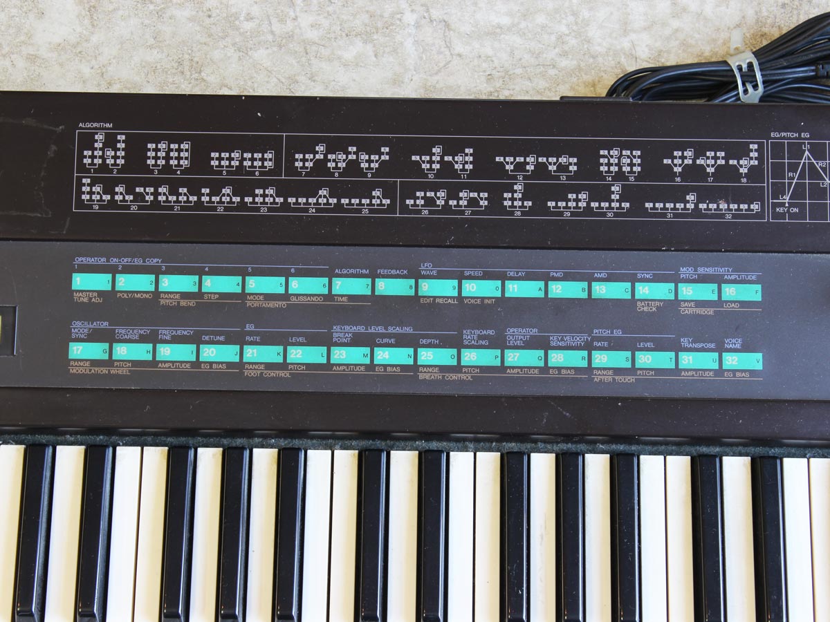 中古・難あり現状渡し】YAMAHA DX7 ヤマハ シンセサイザー 61鍵 名機