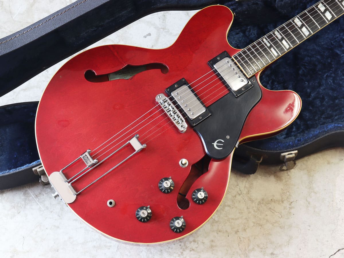 中古】Epiphone Riviera 日本製 ブルーラベル マツモク製 70年代