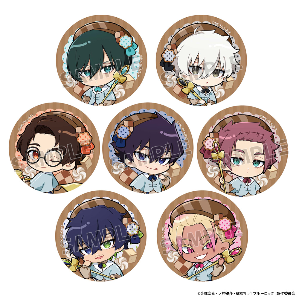 ブルーロック]トレーディング缶バッジBOX（ティータイム／ver.B）7個