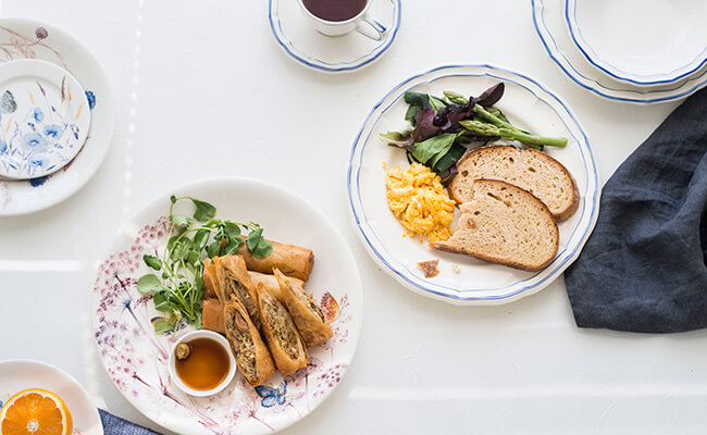 花柄とライン使いがかわいい！フランスの陶器ブランド「GIEN（ジアン