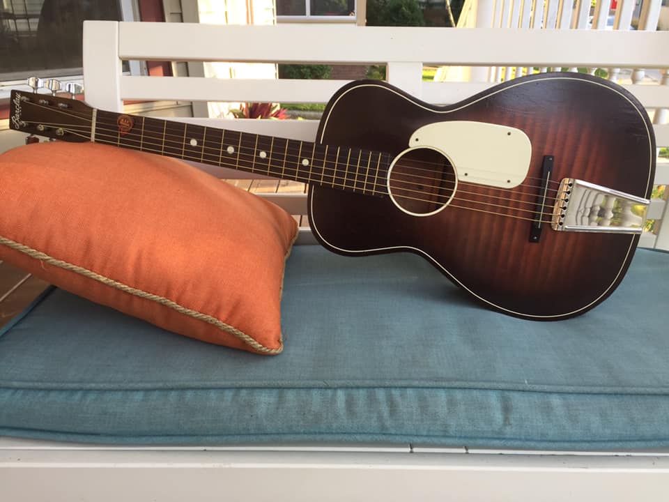 1968 Harmony-made “Barclay” Parlor Guitar – The Parlor Guitar Parlor
