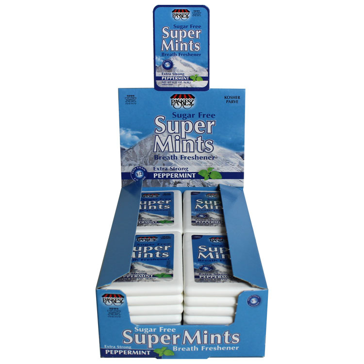 30033 Super Mints Peppermint (Extra Strong) – Paskesz