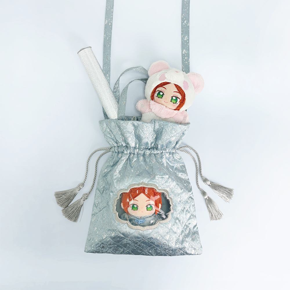 2026年1月以降お届け]【parallel】コマド付きキルティング巾着バッグ