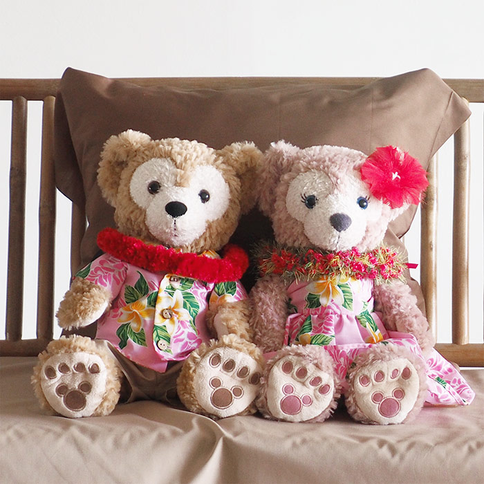 ぬいぐるみ着せ替えセット アロハシャツ フラドレス ダッフィー