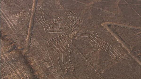 ナスカの地上絵』は、どれも一筆書きで描かれています。ある1点から線